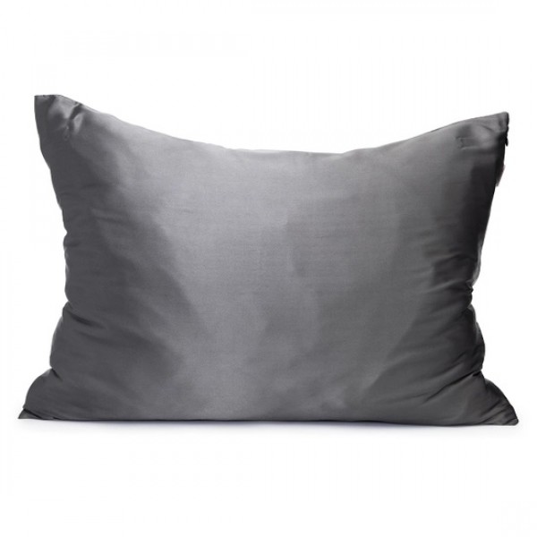 Kitsch Satin Pillow Case Charcoal
