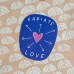 Radiate Love Vinyl Sticker