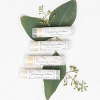Whispering Willow Natural Beeswax Lip Balm in Mint